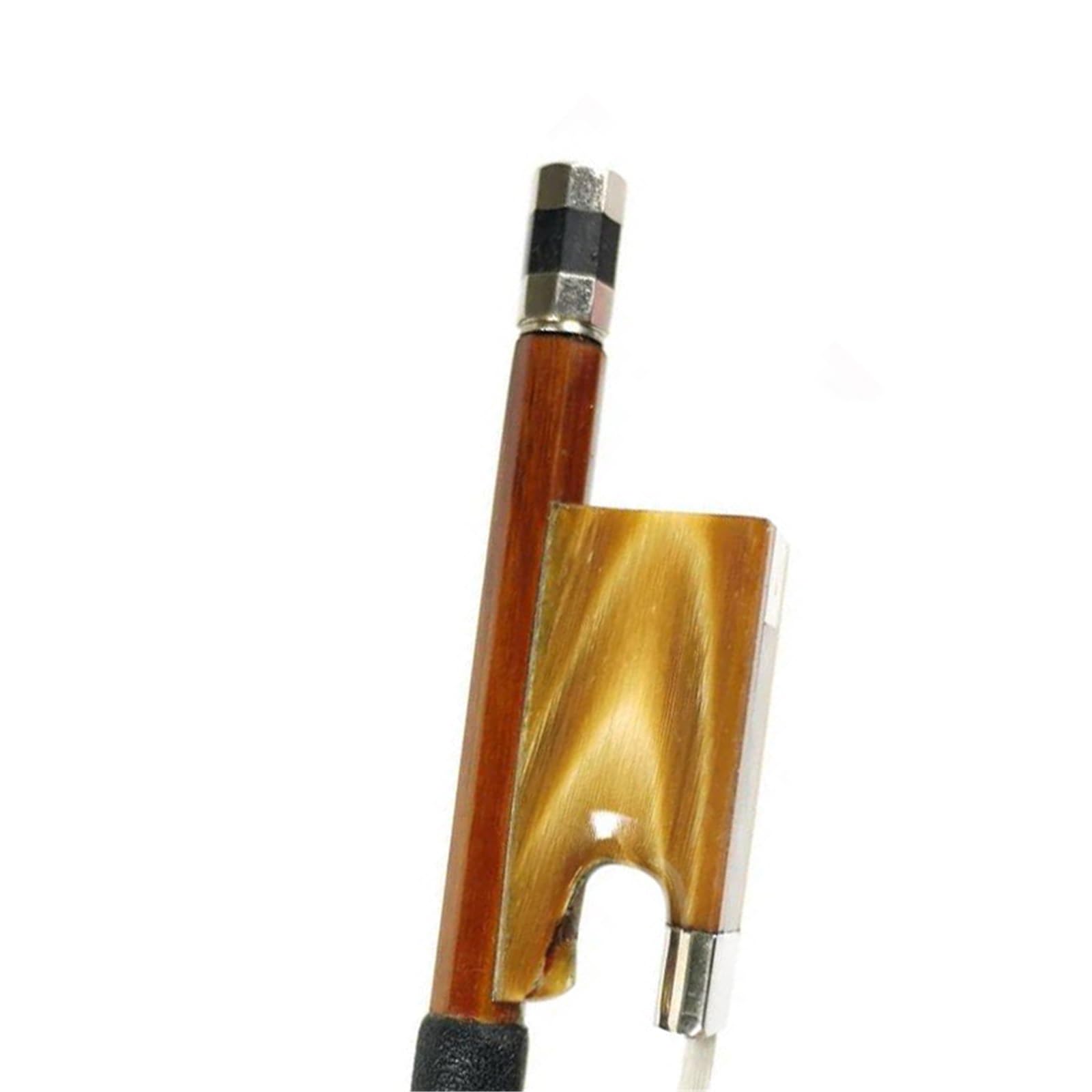 Archetti Per Violino Professionali Archetto Per Violino In Legno Naturale Argentato Con Poggia Archetto In Corno Rosso E Crine Di Cavallo