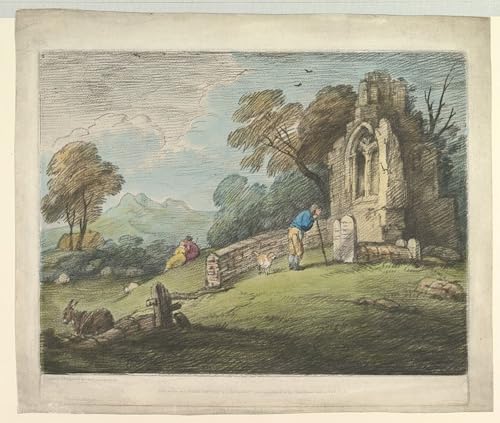 Impression sur toile paysage boisé Gainsborough œuvre luxe
