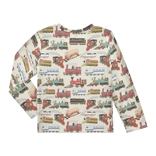 Image of Aflyko Boys' Rash Guard Shirts Xmas UPF 50+ Sun Protection Swim Shirt