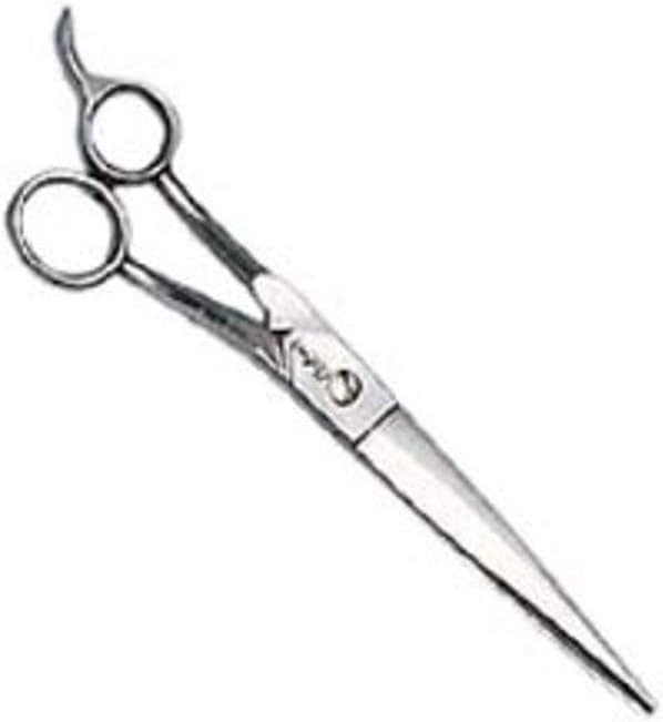 Geib Gator Bent Shank Stainless Steel Curved Pet Grooming Shears, 8-1/2-Inch