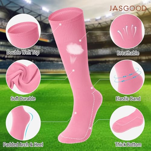 Image of Baseball Socks and Belt for Youth Adult Softball Socks Combo Elastic Waist Belt for Men Kids Boys Girls Women JASGOOD