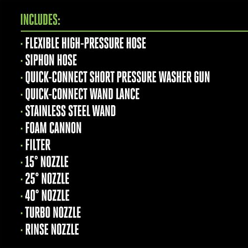 Miniatura 8 de EGO Power+ Lavadora a presión eléctrica, lavadora a presión de 2100 PSI, batería y cargador no incluidos - HPW2100