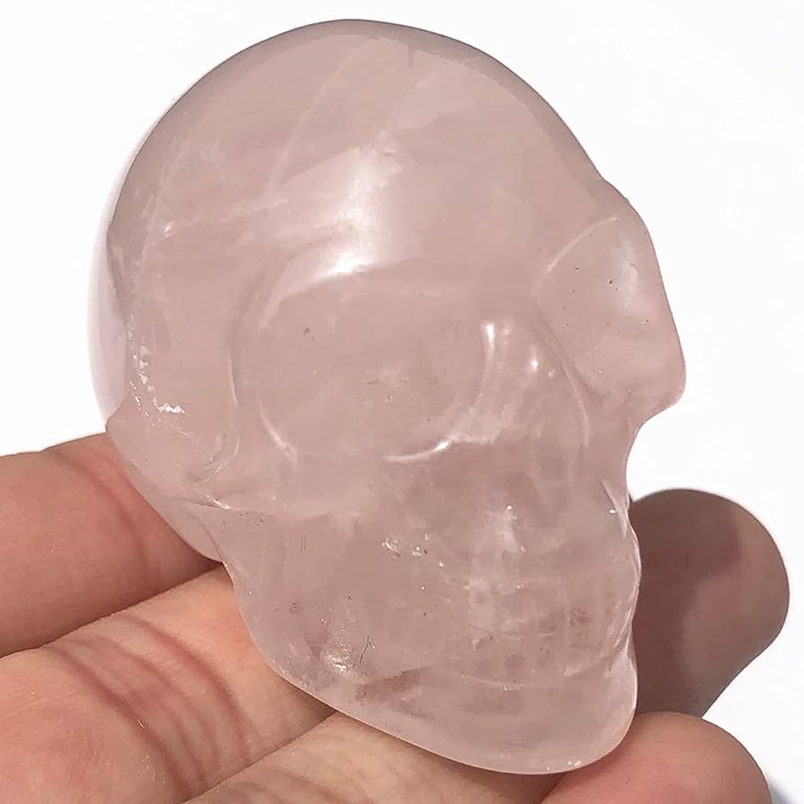 Amazon.co.jp: Anlingem 1個 2インチ クリスタル スカル 天然