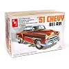 AMT Skill 2 Model Kit 1951 Chevrolet Bel Air 2-in-1 Kit Retro Deluxe Edition 1/25 Scale Model