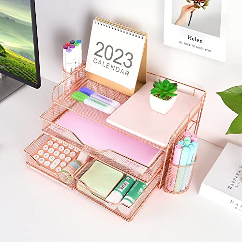 image for gianotter 3 Tier Desk Drawer Organizer, Office Desk Organizers and Acc