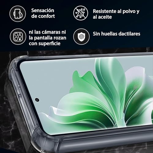 Ustiya RENO 11 5G No For 11F) Clear Tpu Four Corners Military-Grade Protection Cover Transparent Soft Funda thumb #3