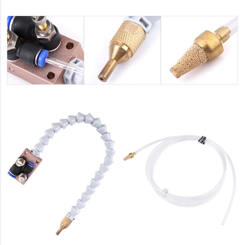 Pulvérisateur Frais De Système De Lubrification De Réfrigérant De Brume Pour Foreuse De Fraisage De Tour De Commande Numérique Par Ordinateur De Tuyau d'Air De 8mm