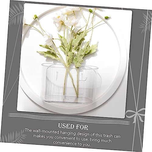 Caneca de basura rectangular para colgar en pared miniatura 3