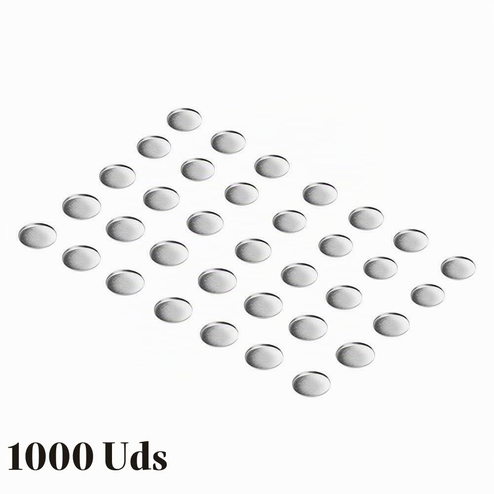 1000 Botones de Insignias Redondas en 32 Mm, Piezas de Botones de Insignia, Sin Máquina, Usados Para Hacer Insignias Conmemorativas y Bricolaje