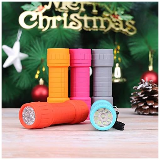 18-Pack, 9-LED Mini Flashlight Set, 54-Pieces AAA Batteries are Included and Pre-Installed, Perfect for Class Teaching, Camping, Wedding Favor - Image 9