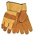Tillman 1500YPP Split Cowhide/Canvas 3 Piece Palm Work Gloves, Large |