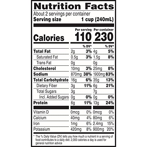Image of Campbell's Chunky Soup, Old Fashioned Vegetable Beef Soup, 18.8 Oz Can (Pack of 2)