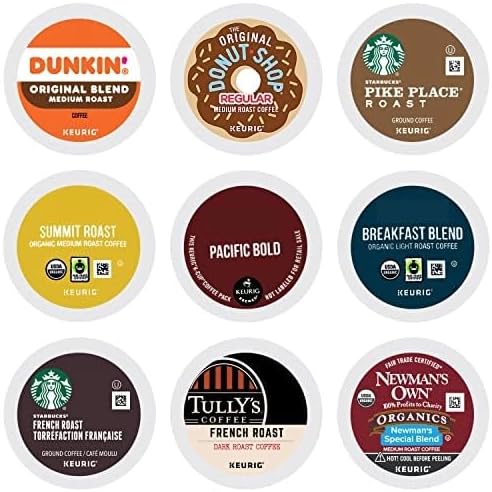 Variety K Cups Coffee Assorted Sampler Pack of Capsule Pods for Keurig Brewers - 24 Count