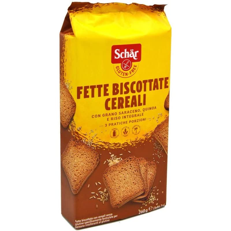 Schär - Fette Biscottate Cereali senza glutine - 260 g (1 Confezione)