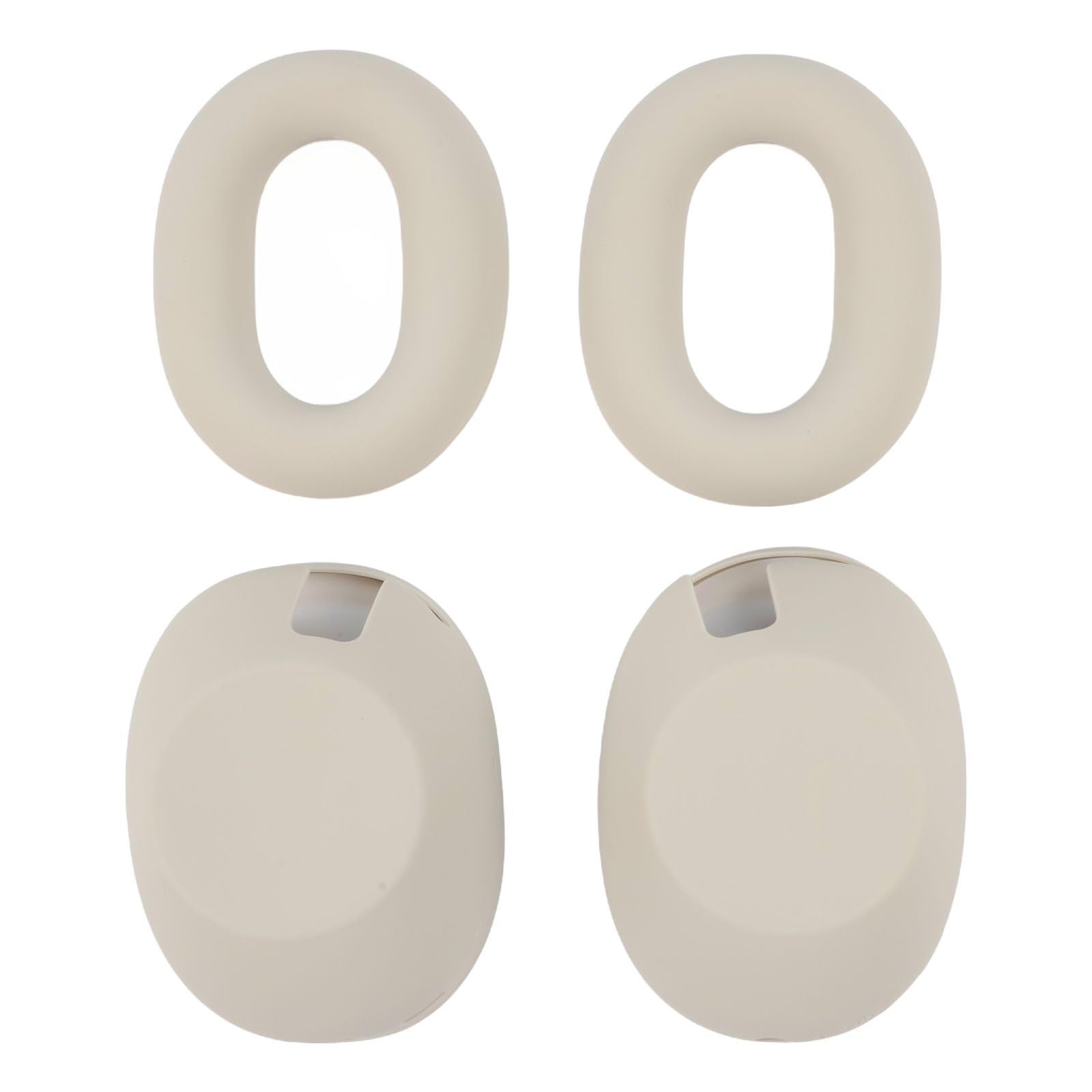 Custodia in silicone antisudore WH-1000XM6 per cuffie, antigraffio per protezione auricolari e guscio, leggera, impermeabile con facile pulizia, nero