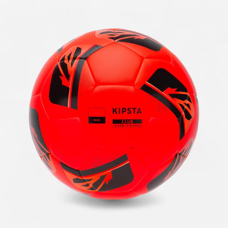 Kipsta New Hybrid Premium Size 5 Approved Basic Football Club Hybrid Professional Match Ball (RED)-image-49