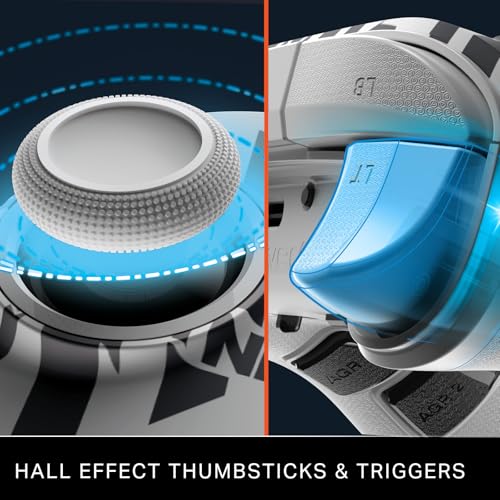 PowerA OPS v1 Wireless Controller for PC, Cloud Gaming and Mobile, Fortnite Edition, Hall Effect Thumbsticks & Triggers, Low Latency Wireless,... - Image 3