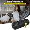 VEVOR Hardware Cloth, 24 x50' & 1x1 Mesh Size, Galvanized Steel Vinyl Coated 16 Gauge Welded Wire w/A Cutting Plier & A Pair of Fabric Gloves, for Garden Fencing & Pet Enclosures, Black
