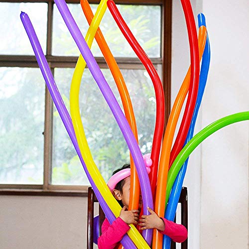 Maylai Balloon Animals Kit 100 Pack of Twisting Balloons 260Q Art Latex Long Balloons for Party Birthday Decoration