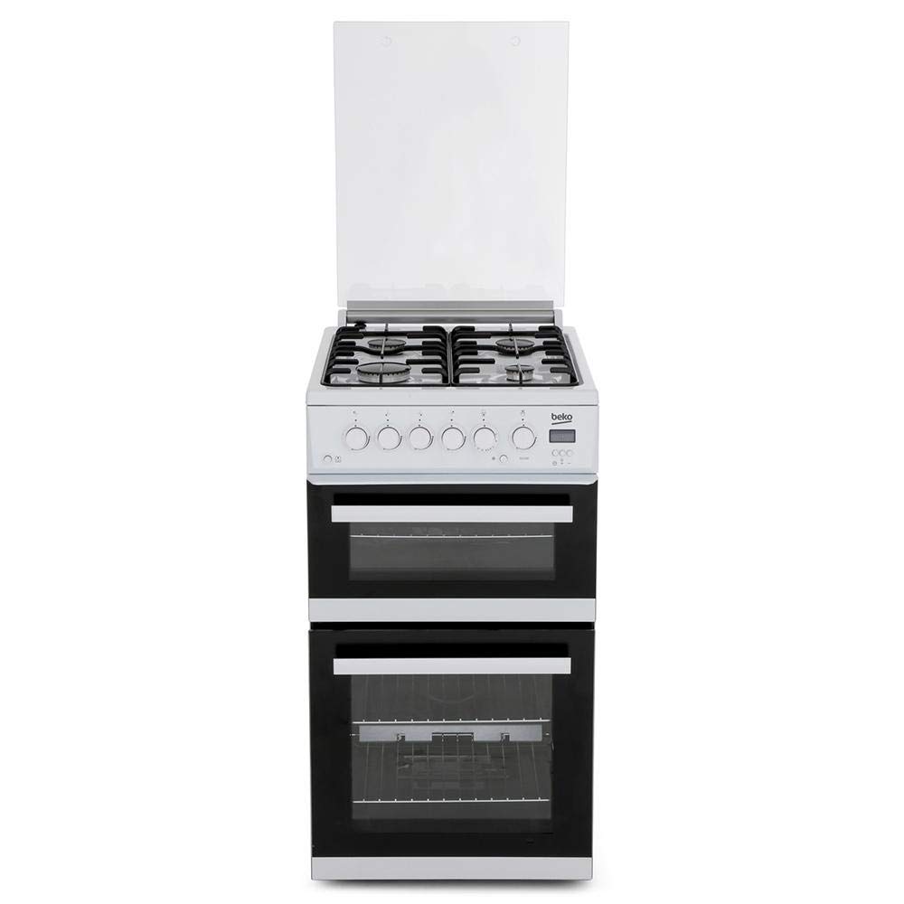Buy Beko EDG506W 50cm Double Cavity Gas Cooker White Whirlpool