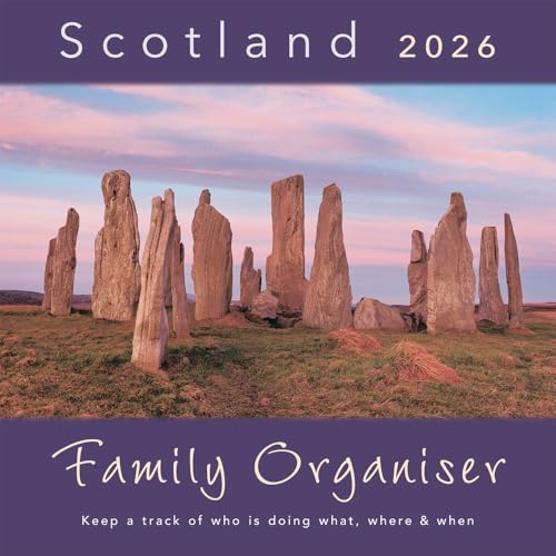 2026 Scotland Calendar: Scotland Family Organiser – Wall Calendar – Month to View – 12 Months