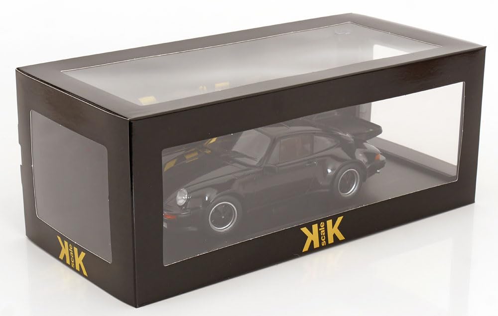 KK-Scale KKDC181443 - Porsch. 911 (930) Turbo 3.3 Black 1977 - Maßstab 1/18 - Modellauto