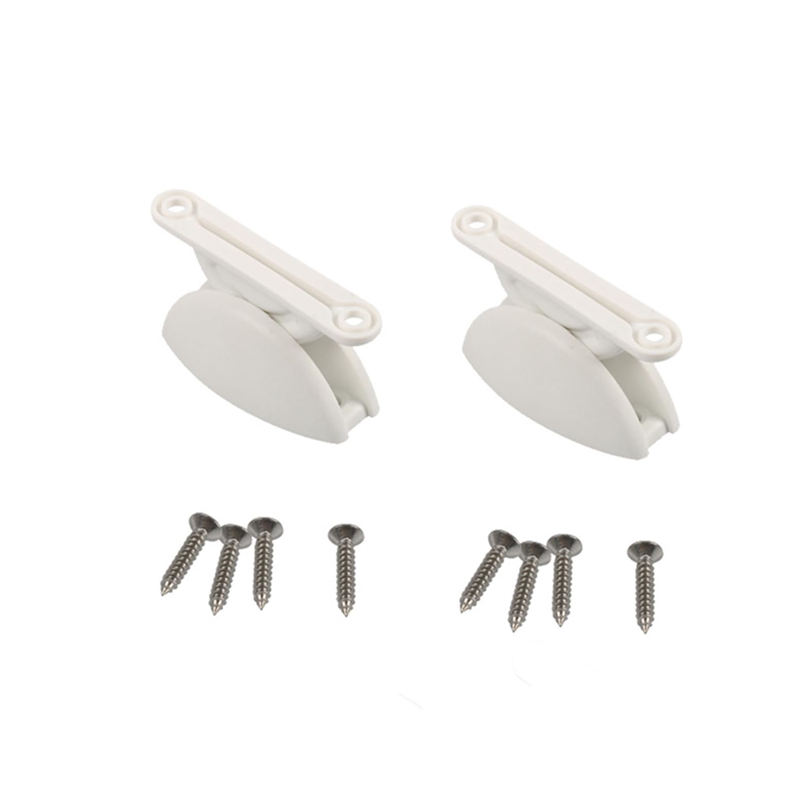 2 Sets Door Retainer Kit RV Caravan Door Retainer Holder Locker T Shape Nylon Motorhome Door Stopper Catch for Camper