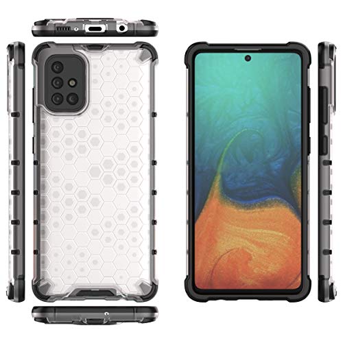 Image of Glasgow Back Case Cover for Samsung Galaxy A71 Shockproof Military Grade Back Cover - Transparent