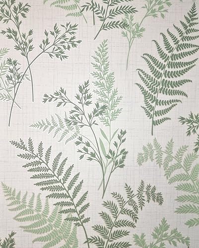 Fine Decor FD43769 - Papel pintado de vinilo texturizado de lujo, color verde