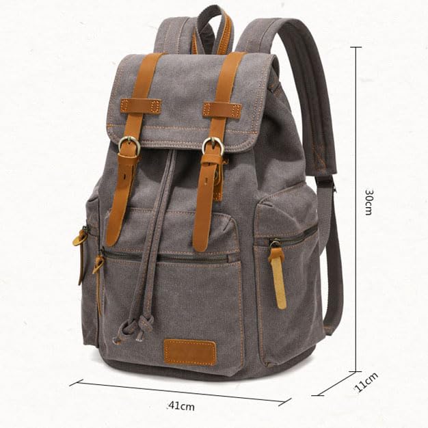 Berchirly Canvas Travel Hiking Bags Backpack Bookbag Casual Daypacks Daypack Sack