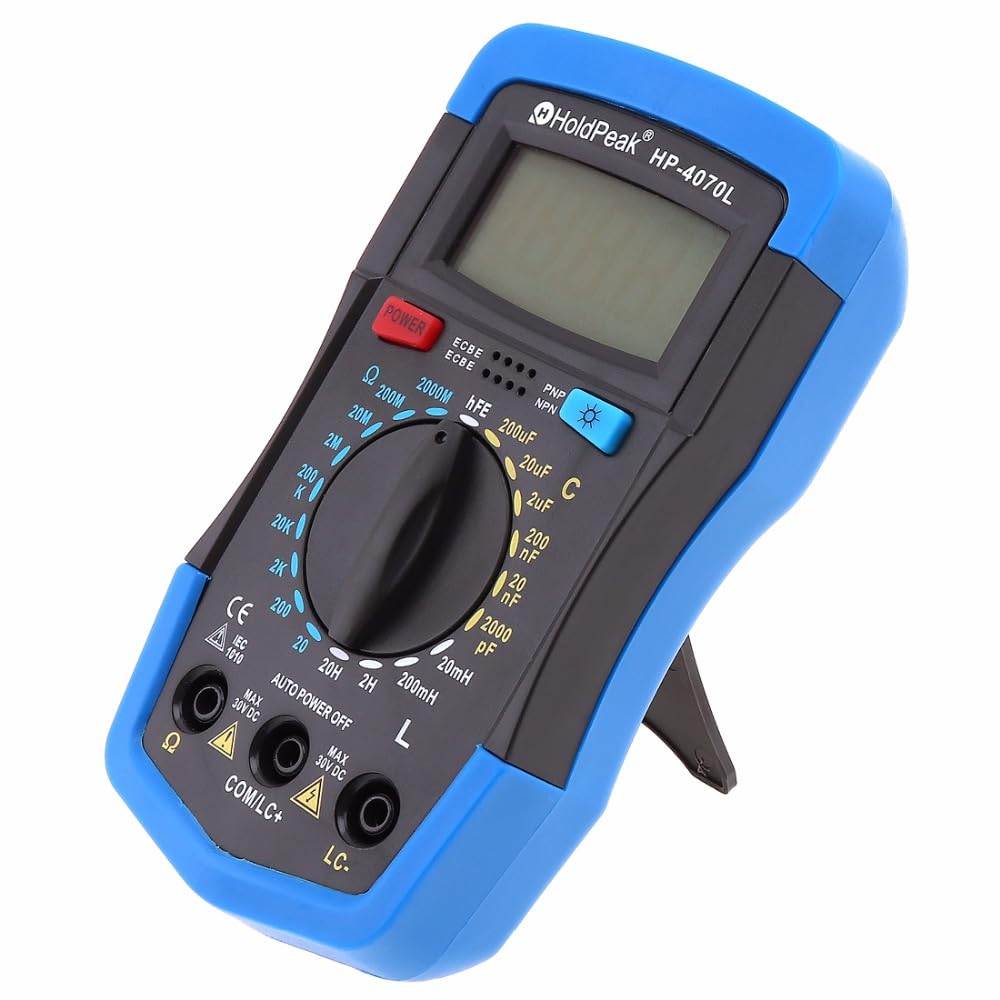 HoldPeak HP-4070L Capacitance Multimeter Digital Inductance LCD Meter hFE Test With Backlight Inductance LCR Meter Repair Tool(HP-4070L -No box)