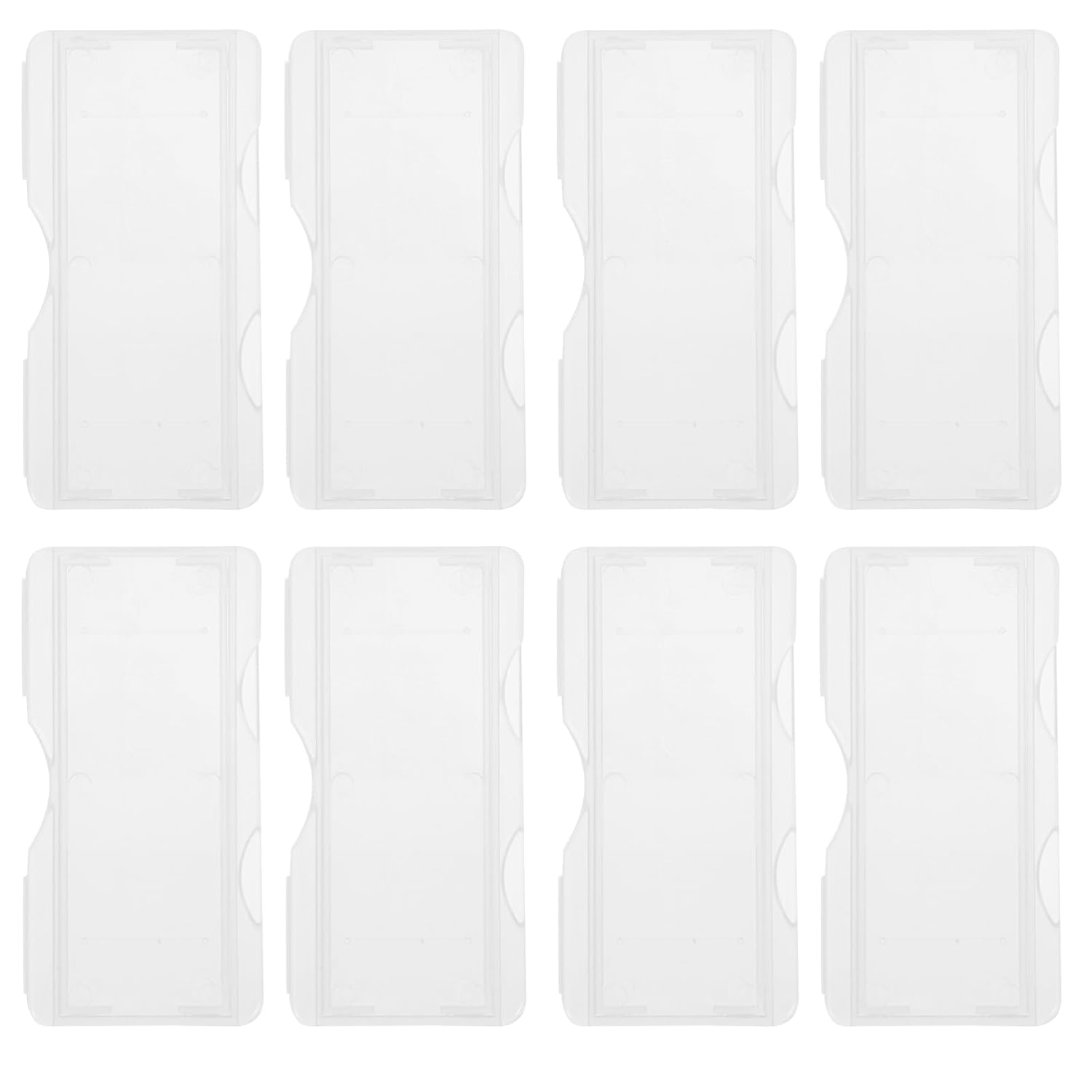 ULTECHNOVO 100pcs Microscope Slide Holder Boxes Lab Container for Slide Storage Teaching
