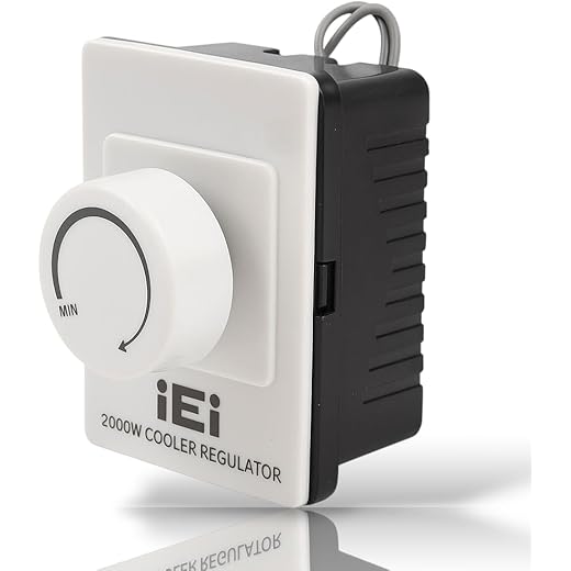 iEI 1 Pcs Universal Air Cooler Controller Fan Regulator 22
