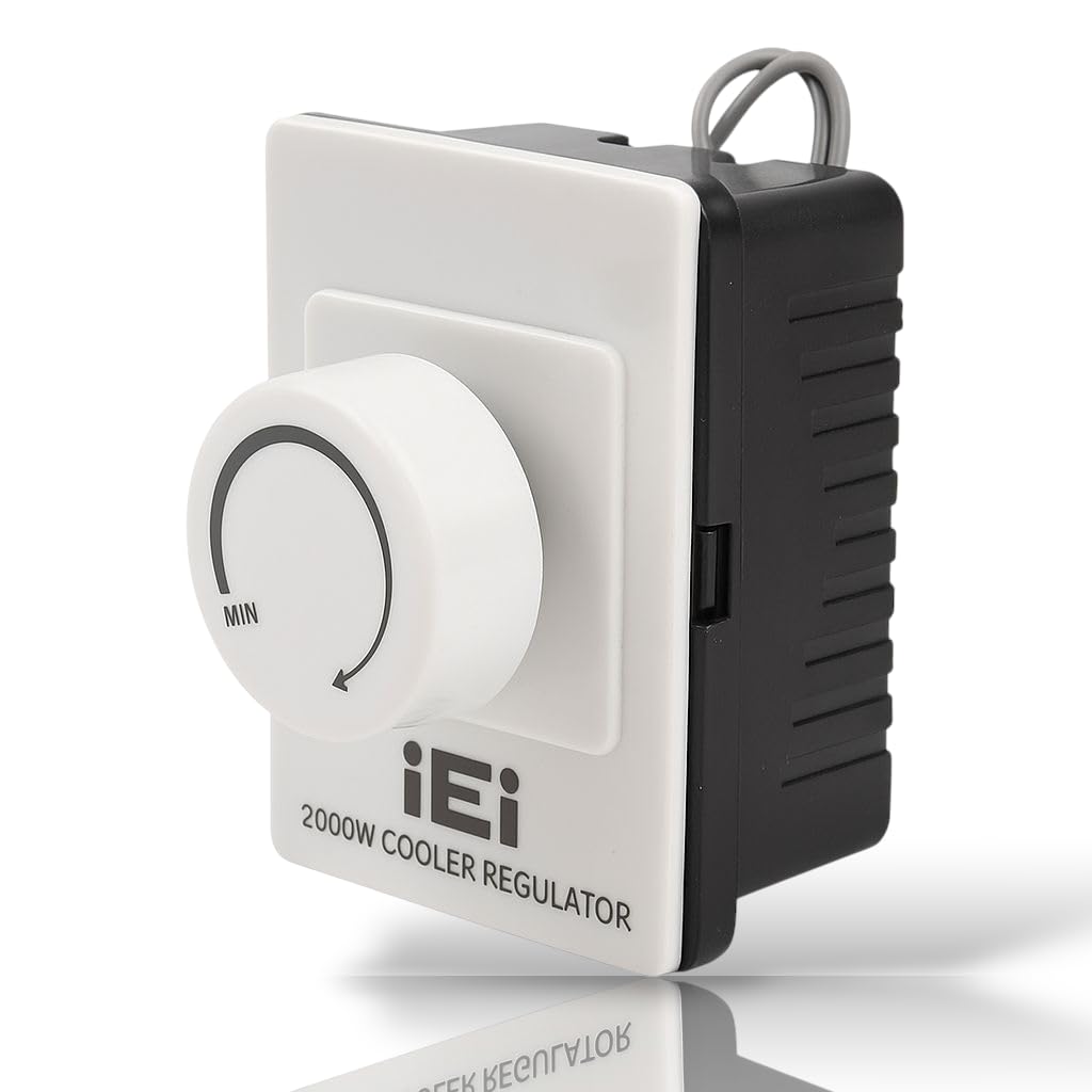 iEI (1 Pcs) Universal Air Cooler Controller Fan Regulator 220V To 250V Use 2000W, 1500W, 1000W, 600W