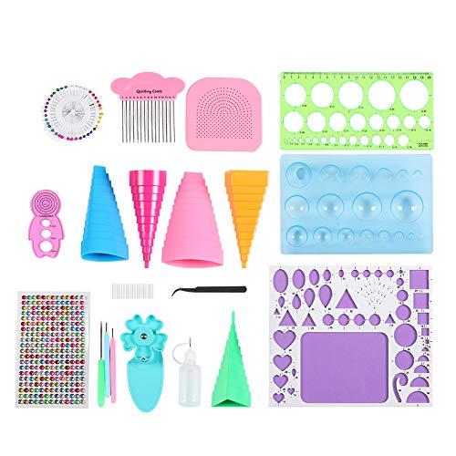 Duurzame papieren quilling-set, duidelijker doe-het-zelfaccessoire, cartoon 3-in-1 decoratie voor kaarten die decoratief… - Image 4