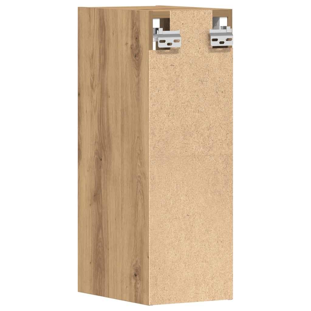 Hängeschrank Riga 20x29,5x60 cm, Küchenschrank in Artisan-Eiche Optik, Wandschrank aus robustem Holzwerkstoff für die Küche, platzsparende Wandmontage zur Küchenorganisation