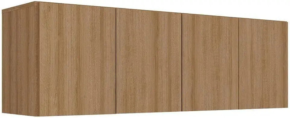 Armário Aéreo de Cozinha 4 Portas Multimóveis MP2156 – Rustic, Amplo e Ideal para Organização