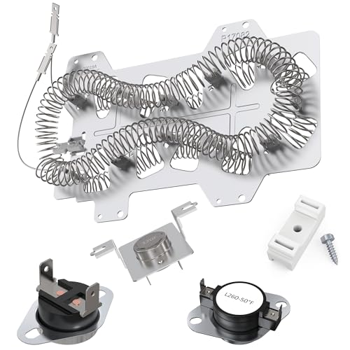 UpgradedDC47-00019A Dryer Heating Element Compatible with Samsung dryer DV42H5000EW/A3 DV45H7000EW/A2 DV48H7400EW/A2 DV40J3000EW/A2 DVE50M7450W/A3 DV42H5200EW/A3 By AMI PARTS