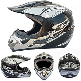 IDWX Offroad-Motorradhelme FüR Kinder, Elektrische Offroad-Motorradhelme FüR Jugendliche Und Erwachsene, Kleine Offroad-He...