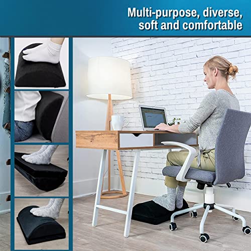 Table4Rock-Under-Desk-Foot-Rest-Adjustable-Ergonomic-Foot-Cushion-Anti-Slip-Bottom-Computer-Office-Home-Work-and-Gaming-Accessories-Posture-Corrector-Improves-Blood-Circulation-and-Body-Pain-Relief