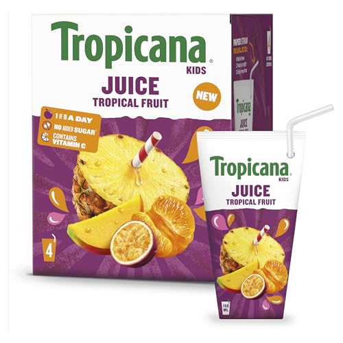Tropicana Kids Tropical Fruit Juice lunchbox 4 x 150ml