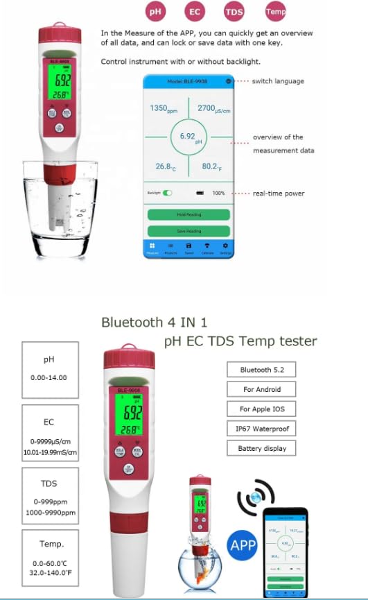 BLE-9908 App Interface Overview