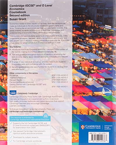 Cambridge IGCSE and O Level Economics Coursebook (2nd)