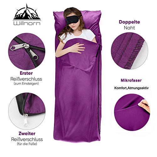 WILLNORN Sleeping Bag Liner