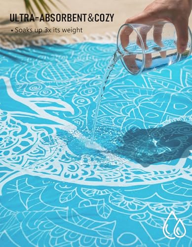 Image of Oversized Turkish Beach Towel Blanket Cotton Giant XL Sandproof Towels Huge Linen XXL Extra Large Big Throw Quilt Blankets for Adults Cloud Travel Camping Glamping Accessories Essentials Dolphin