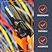 Paladin Tools PA1171 ProGrip Fiber Optic Stripper, 5-in-1 Professional Grade Fiber Optic Stripping Tool