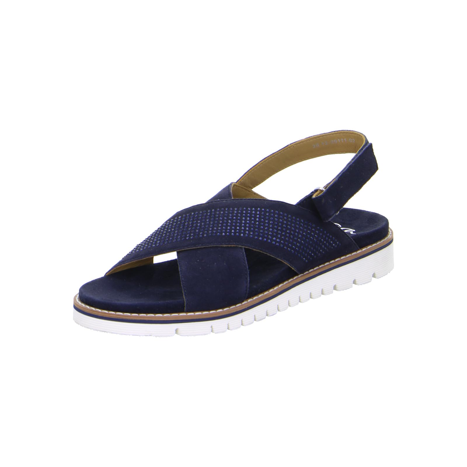 ara Women's Kent Sandal, blue, 7-7.5 UK