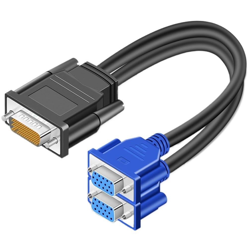 DMS 59-pinowy męski na 2 HDMI/VGA/DVI/DP żeński rozdzielacz przedłużający adapter (59 pinów do DVI VGA)