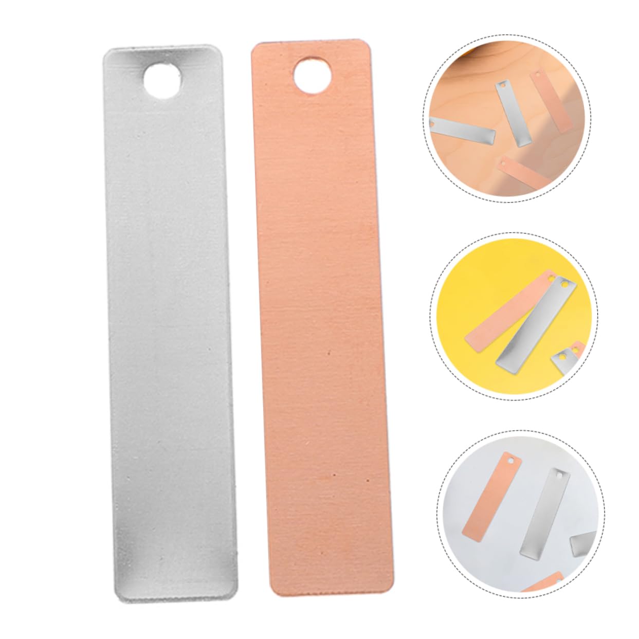 HAPINARY 2 Sets Zinc Anode Strip Sheets Electrode Pads for Zinc Electroplating Classroom Teaching Materials