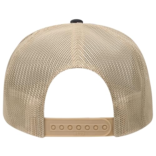 Image of OTTO Polyester Foam Front 5 Panel High Crown Mesh Back Trucker Hats in 97, Bulk, Wholesale